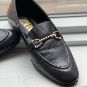 Zara leather loafers